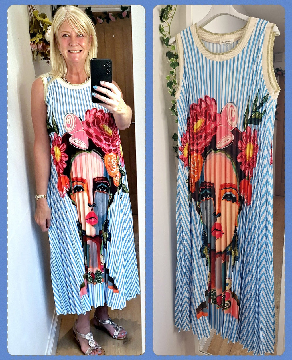 New Pleat Frida Dress
