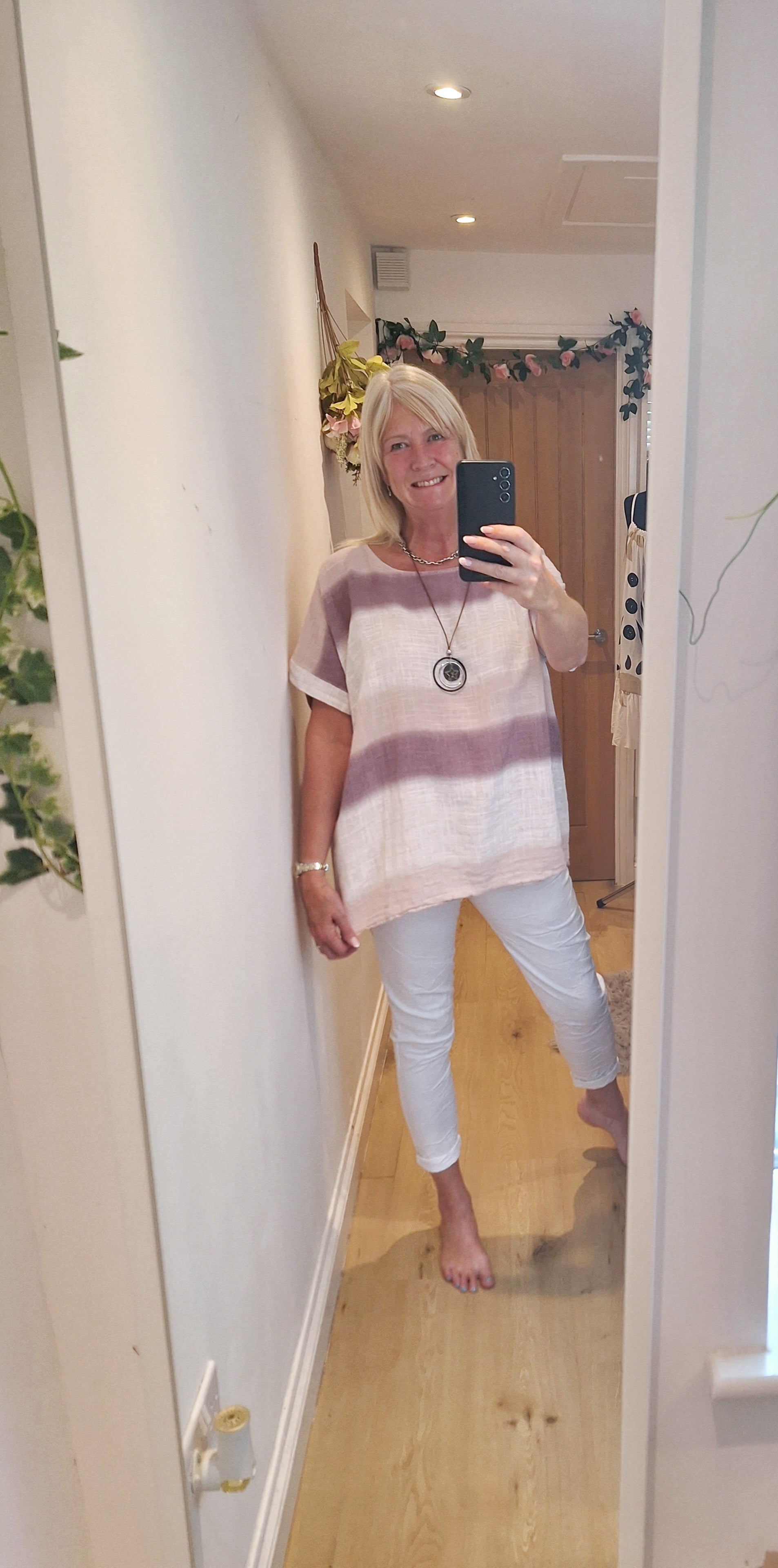 New Ombre Cotton Top and Necklace 3 new colours intro price