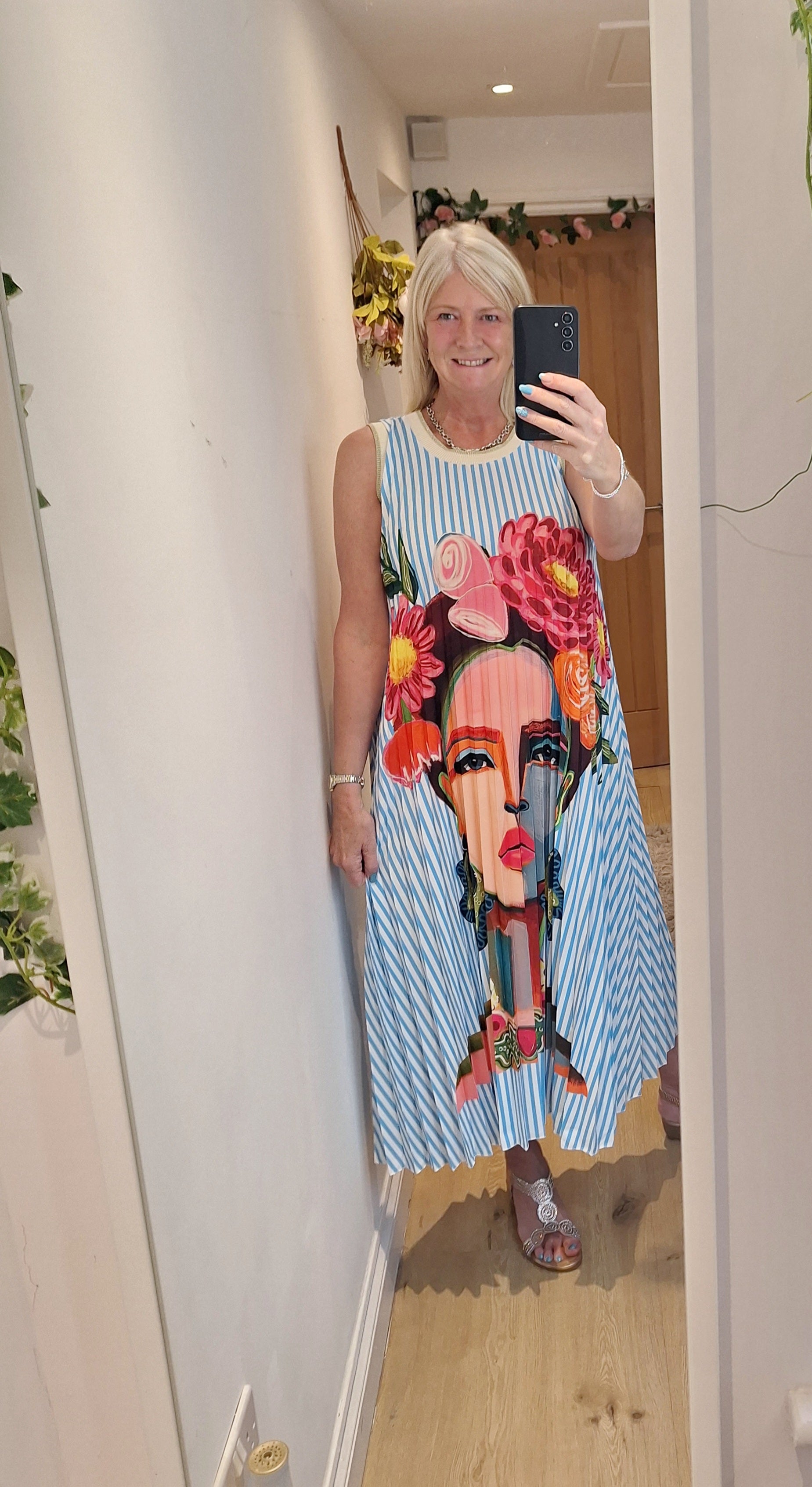 New Pleat Frida Dress
