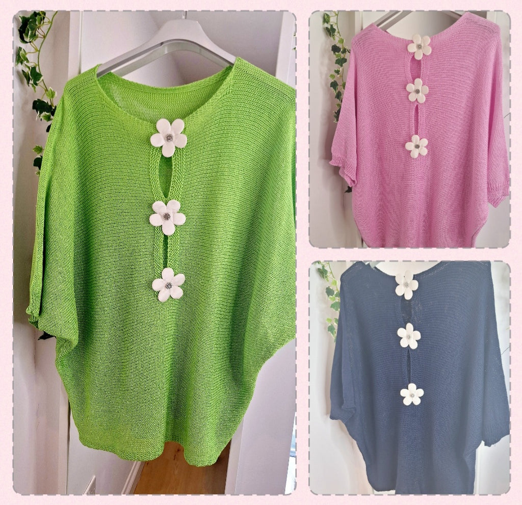 New Daisy Back Fine Knit