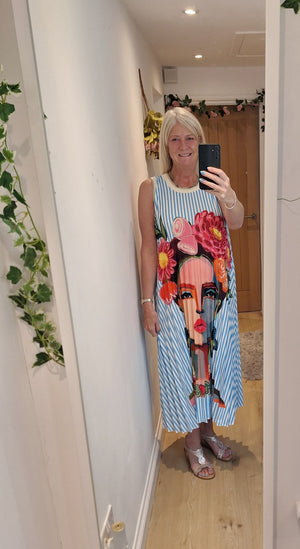 New Pleat Frida Dress